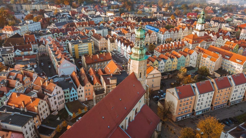 Property building, Bird's eye view, City view