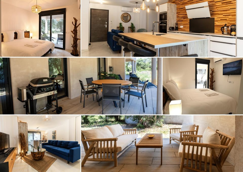 Kitchen or kitchenette, Living room, Seating area