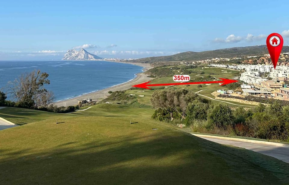 Bird's eye view, Golfcourse, Beach, Sea view, Location