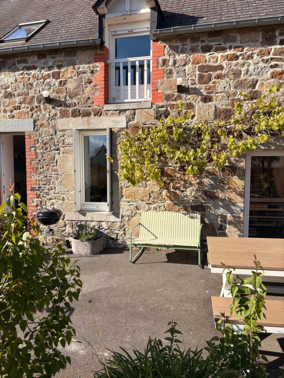 Property building, Patio