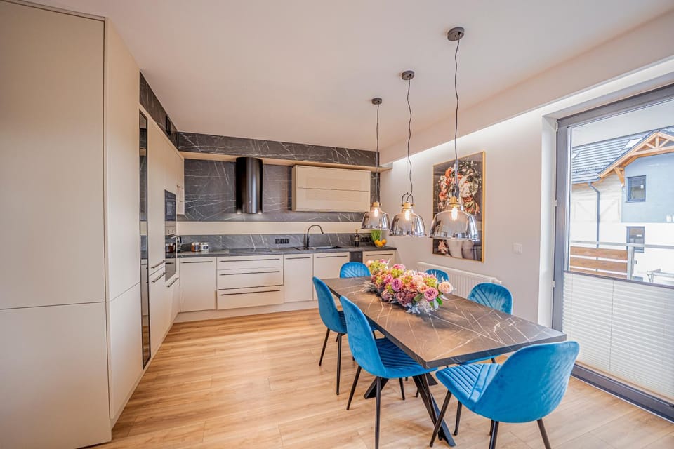 Kitchen or kitchenette, Dining area, oven, stove