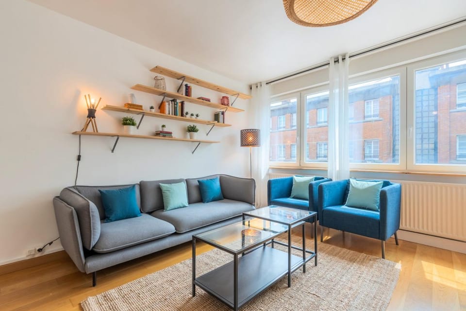 Appartement 3 chambres, centre-ville avec parking Apartment in Flanders