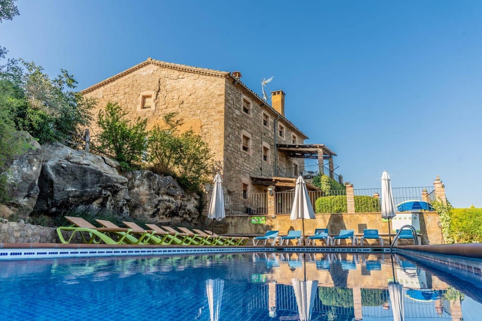 Property building, Living room, Swimming pool