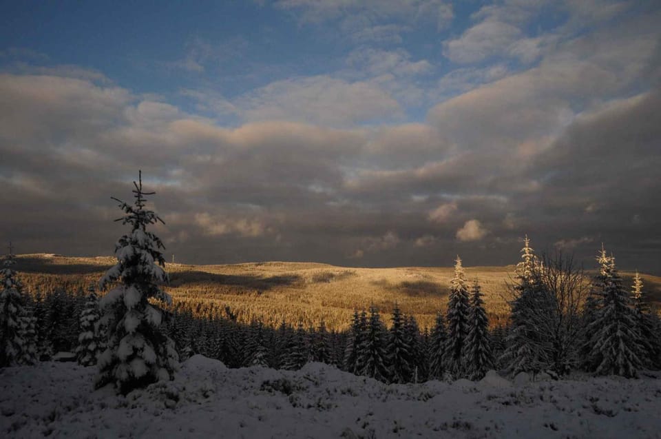 Winter, Skiing, Hiking