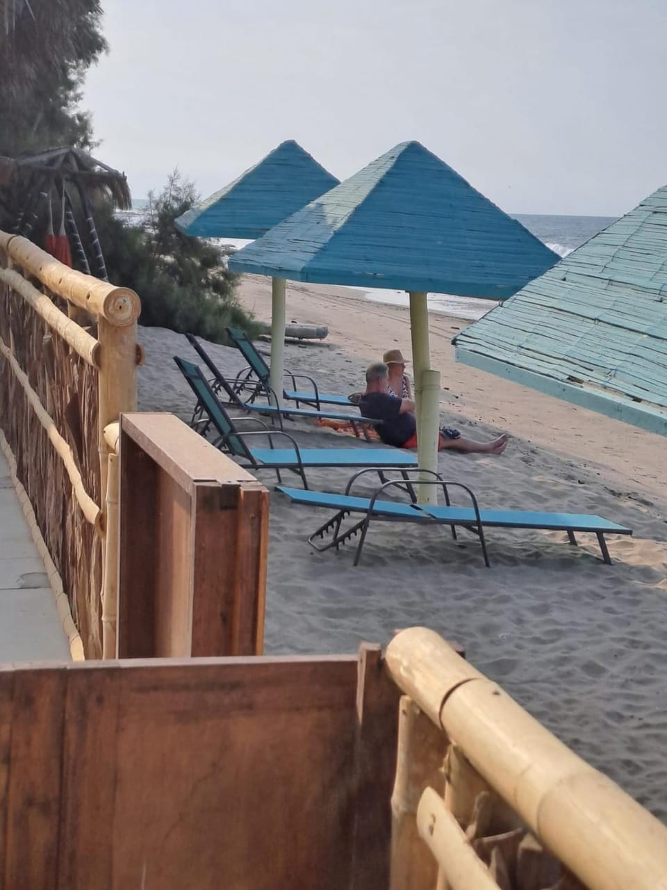 Beach, sunbed