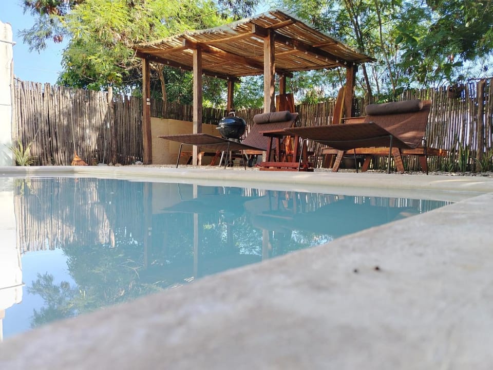 Patio, Day, Pool view, Swimming pool, sunbed