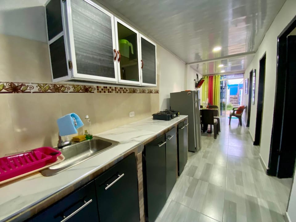 Kitchen or kitchenette, dishwasher, stove