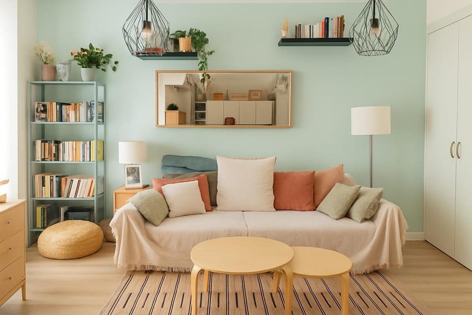 Library, Living room