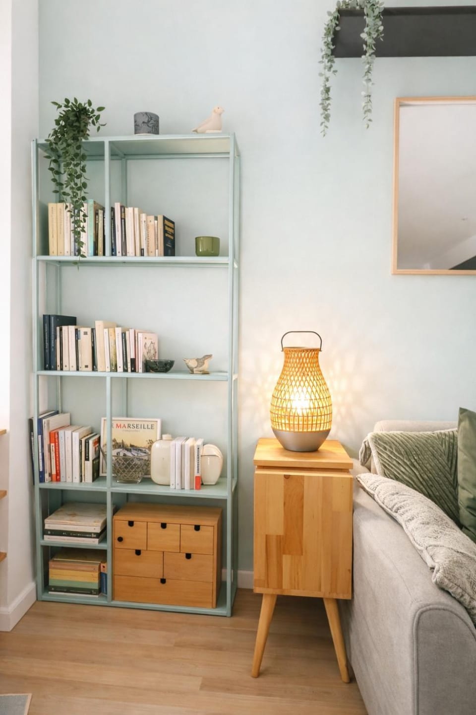 Library, Living room