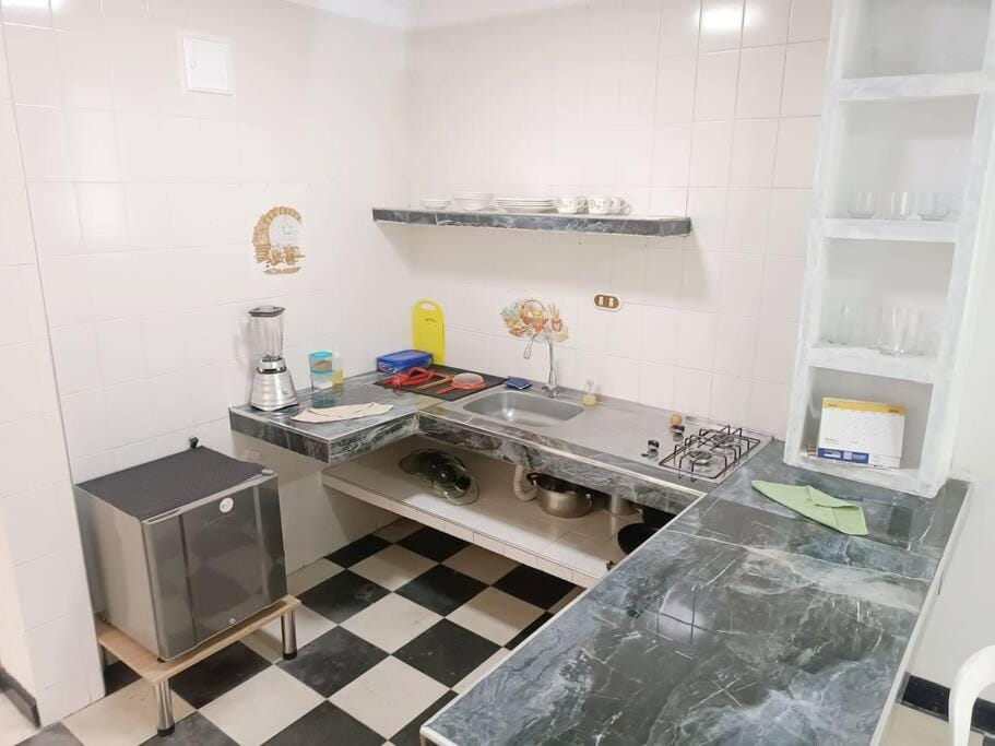 Kitchen or kitchenette, kitchen