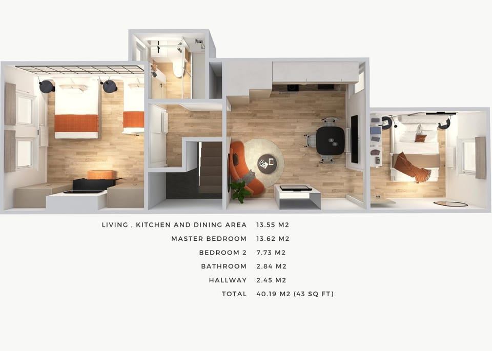 Kitchen or kitchenette