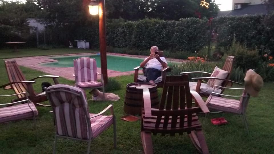 Patio, People, Natural landscape, Garden, Balcony/Terrace, Evening entertainment, group of guests, sunbed