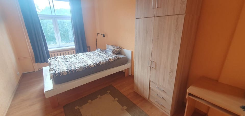 Bed, Photo of the whole room, Bedroom, wardrobe