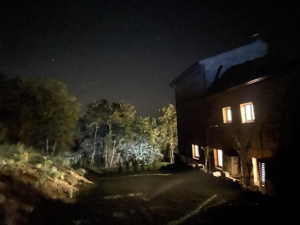 Night, Garden view