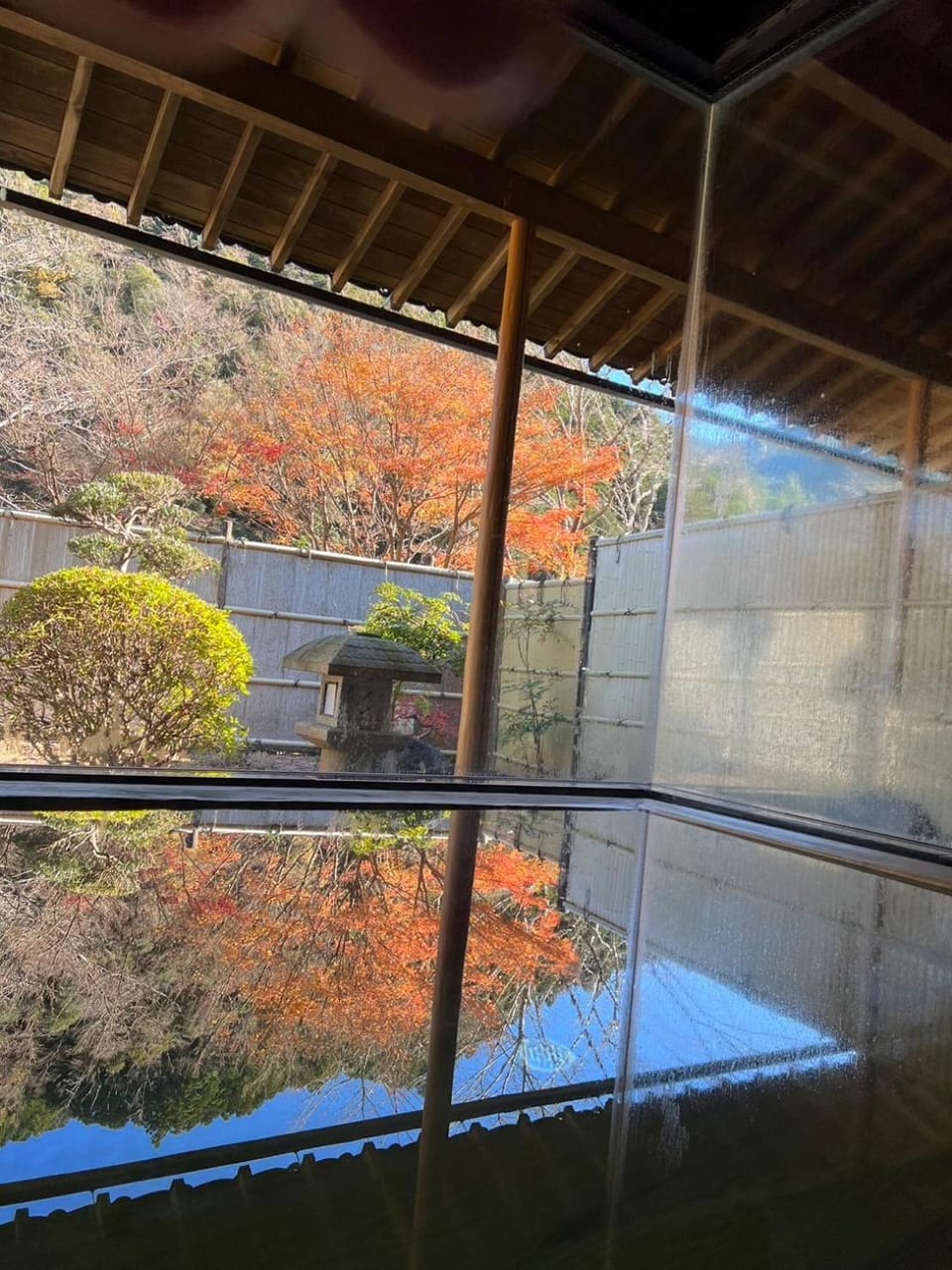 Hot Spring Bath, Autumn