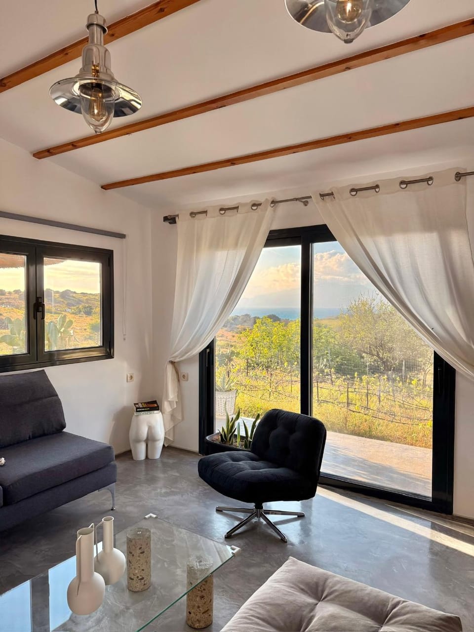 Natural landscape, Living room, Seating area