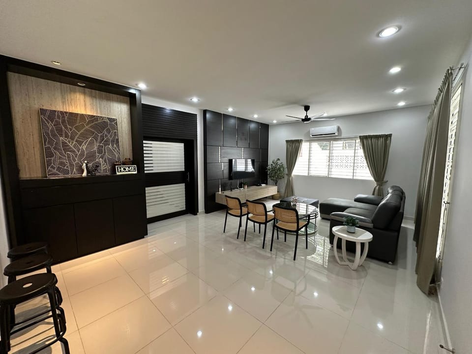 Living room, Seating area, air conditioner