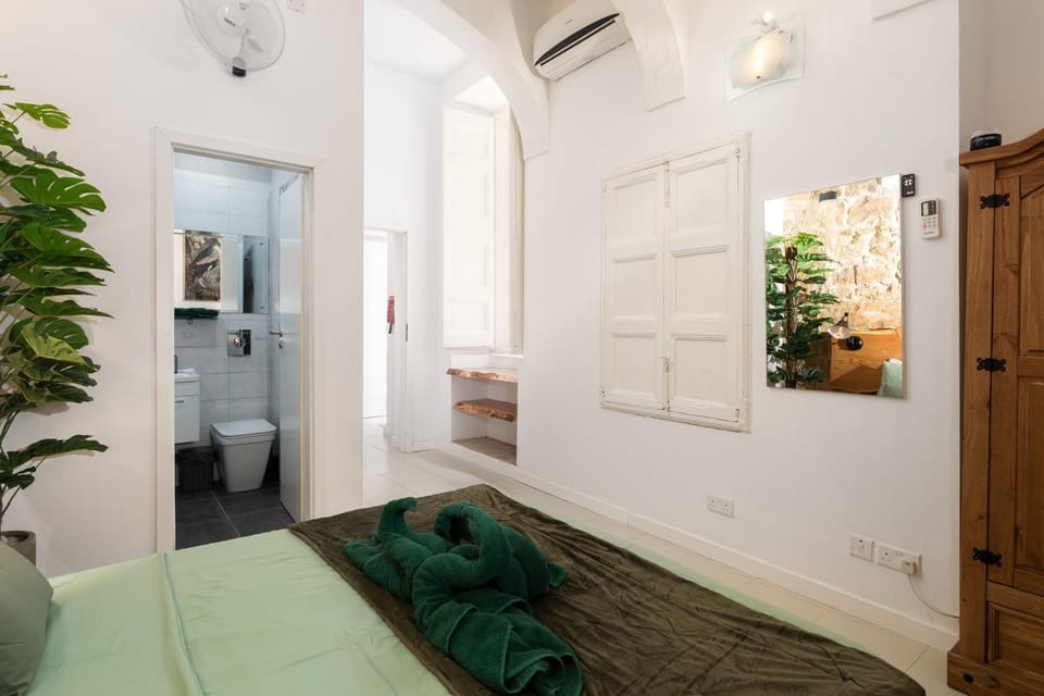 Traditional Apartment with Maltese Internal Court Yard - Designed with Traditional Stone and Tiling Apartment in Valletta