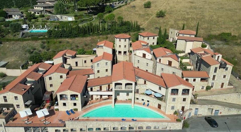 Property building, Bird's eye view, Swimming pool, Location