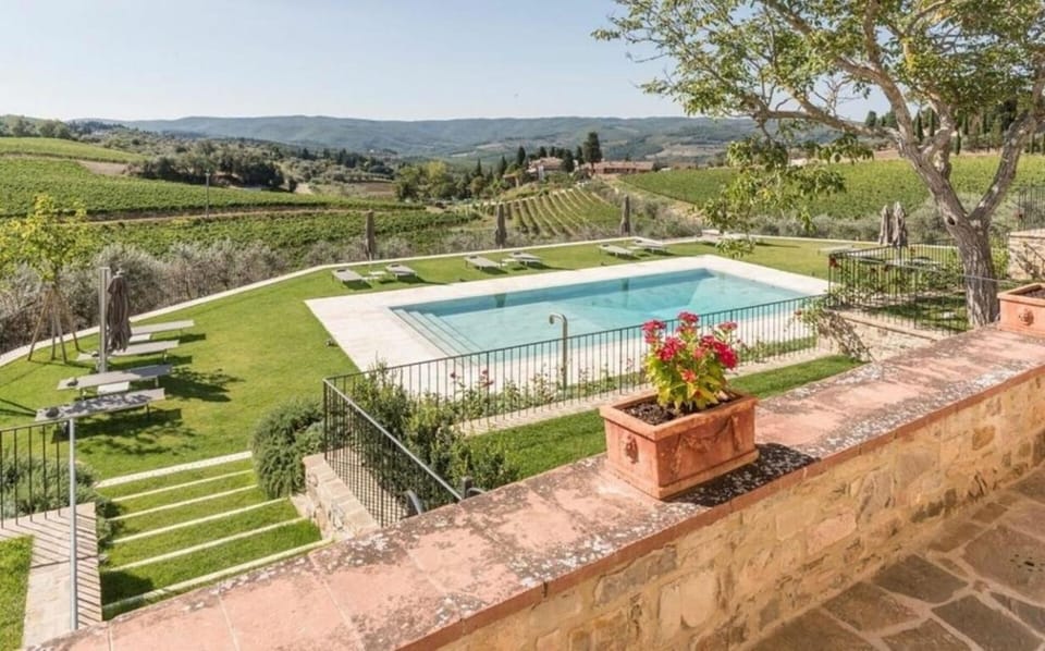 Property building, Spring, Summer, View (from property/room), Balcony/Terrace, Other, On site, Area and facilities, Swimming pool
