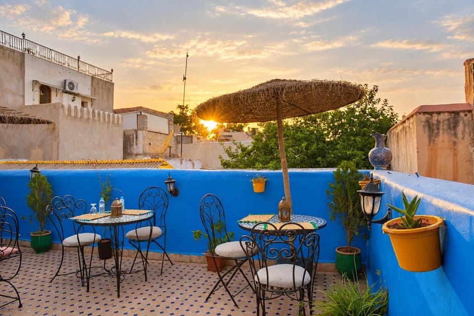 Property building, Patio, Day, Natural landscape, View (from property/room), Balcony/Terrace, Pool view, Swimming pool, Sunrise, Sunset, sunbed