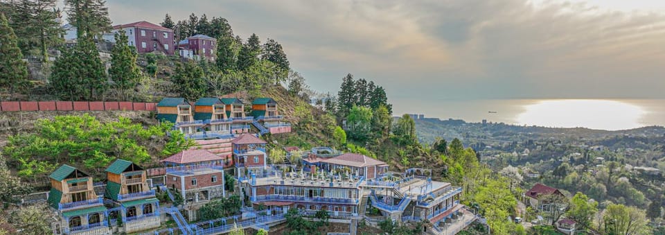 Property building, Nearby landmark, Spring, Natural landscape, Mountain view, Sea view