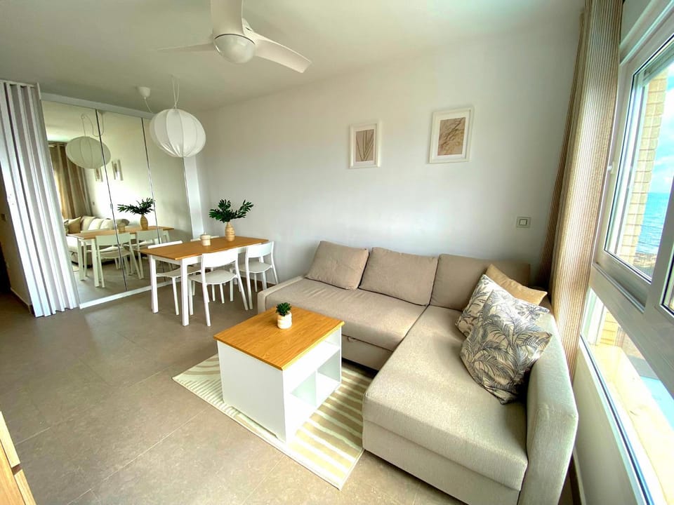 Living room, Seating area, Dining area, Sea view