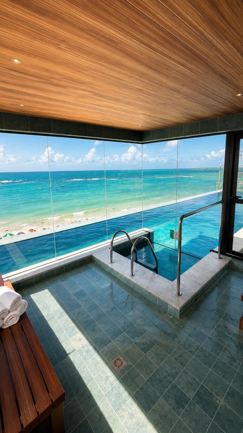 View (from property/room), Pool view, Sea view, Swimming pool