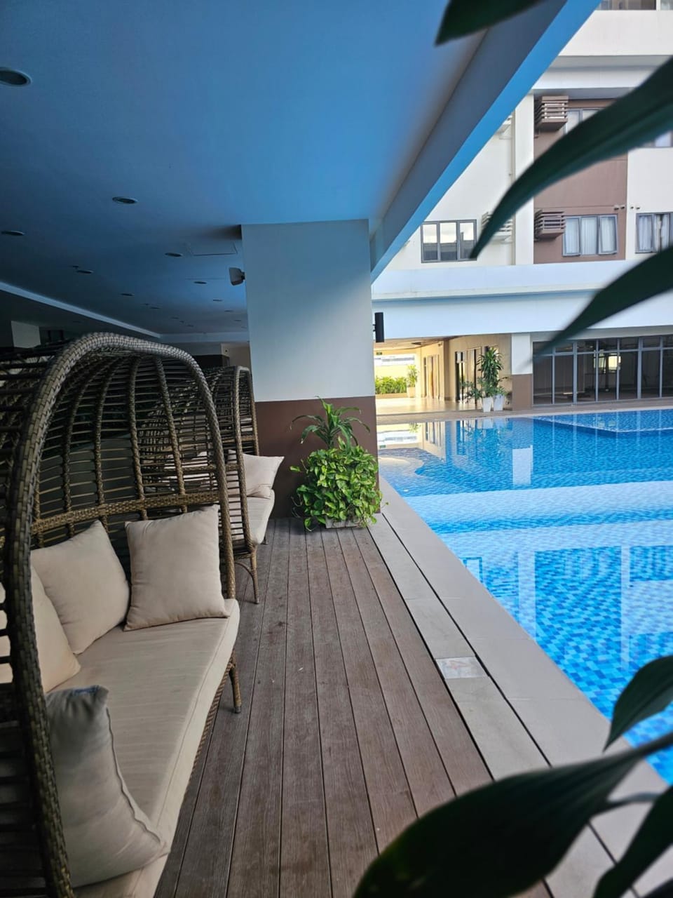 Seating area, Pool view, Swimming pool, sunbed