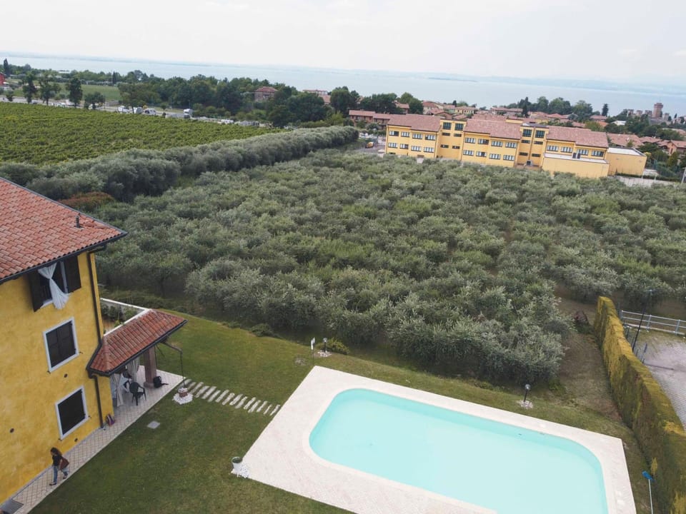 Property building, Natural landscape, Garden, Lake view, Swimming pool