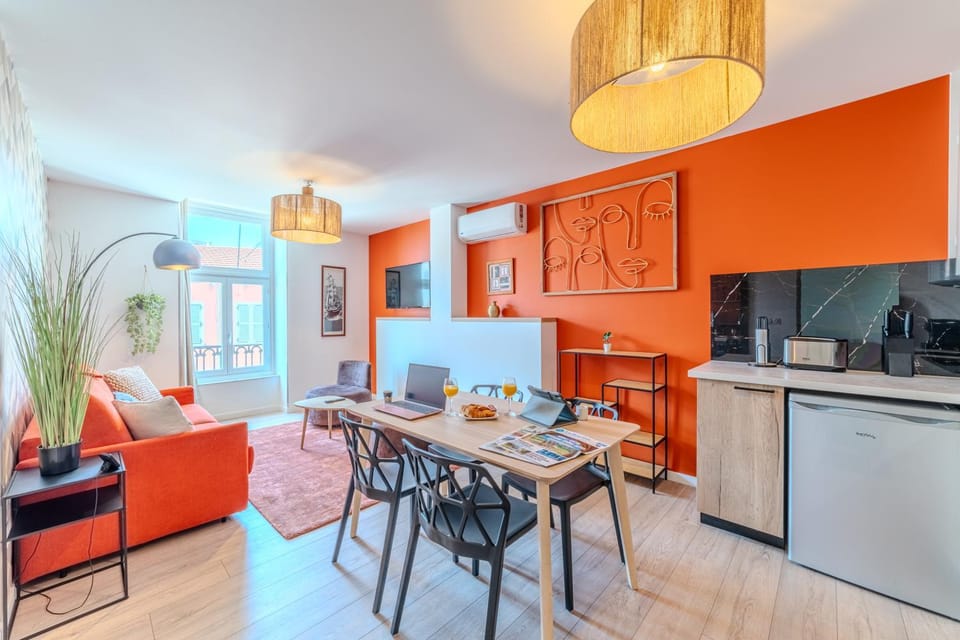 T2 Dahlia Roanne centre-ville - Parking & Clim Apartment in Auvergne-Rhône-Alpes