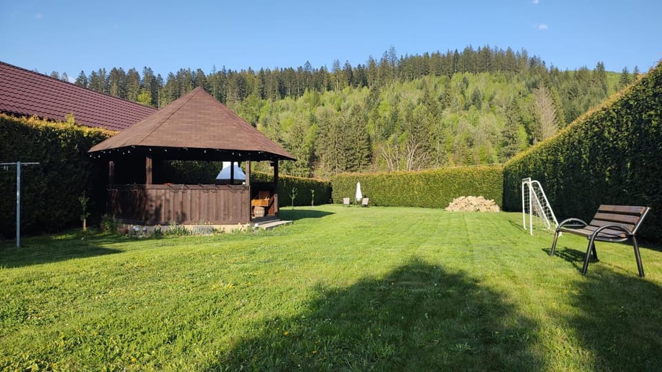 Natural landscape, Garden, Garden view, Mountain view