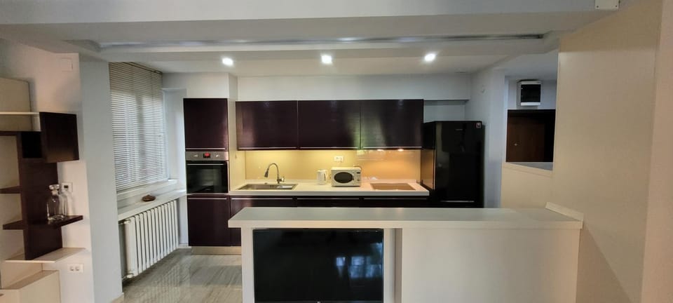 Kitchen or kitchenette, dishwasher