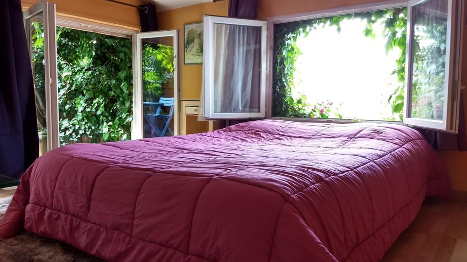 Logement cosy proche gare avec terrasse de verdure Apartment in Saumur