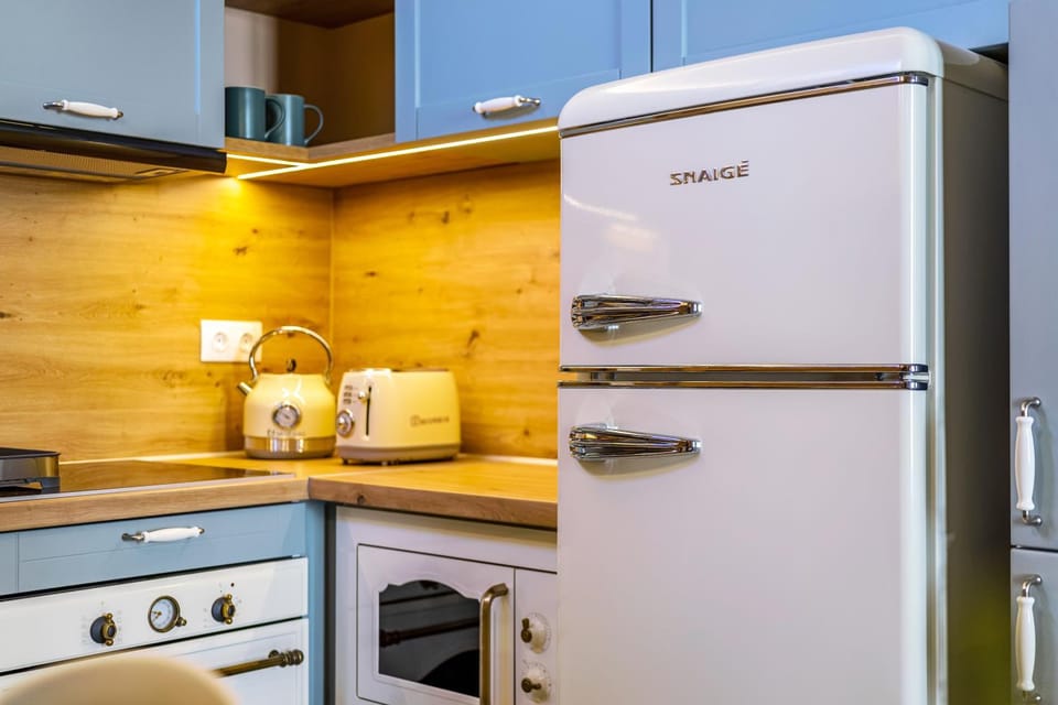 Kitchen or kitchenette, dishwasher, oven, stove, toaster