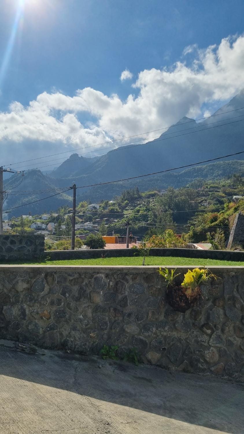 Natural landscape, Garden, Garden view, Mountain view
