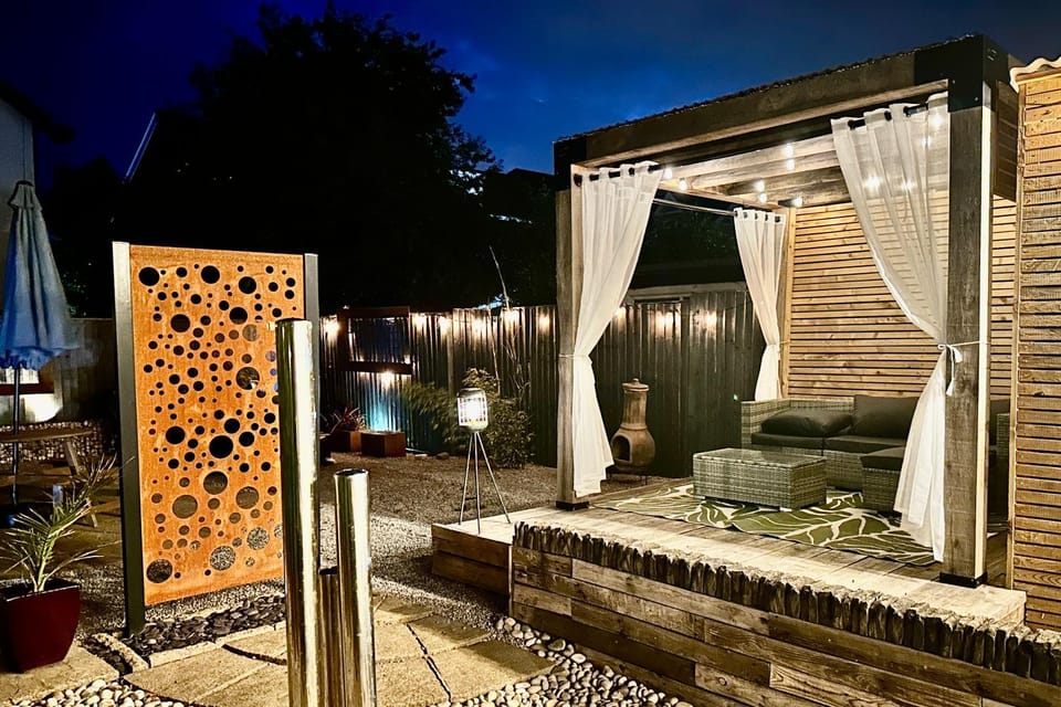 Patio, Garden, Garden view