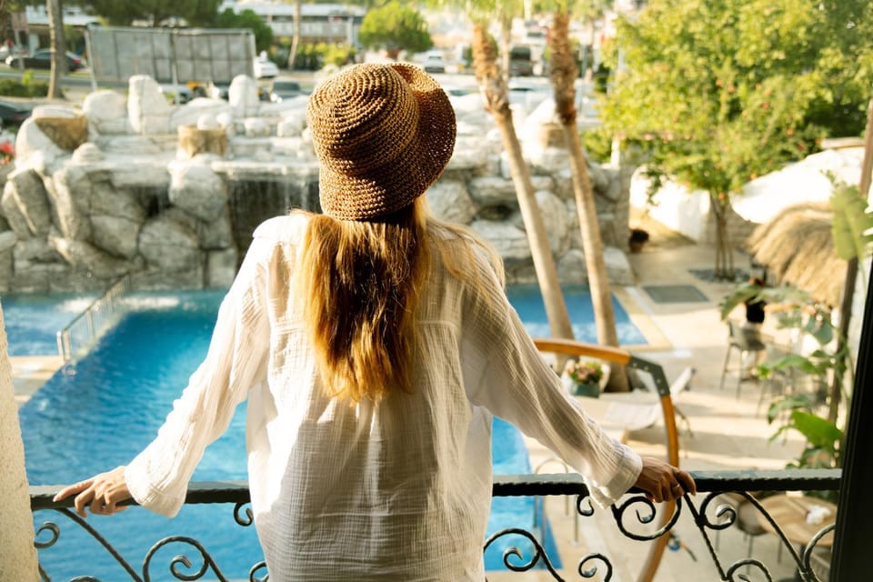 Natural landscape, Pool view, Swimming pool