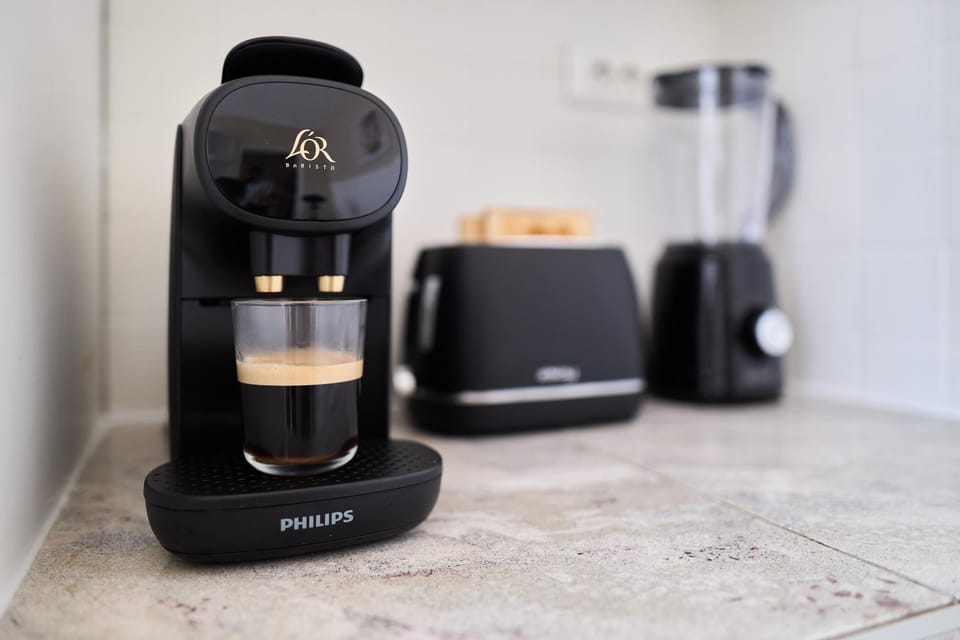 Coffee/tea facilities, Kitchen or kitchenette, toaster