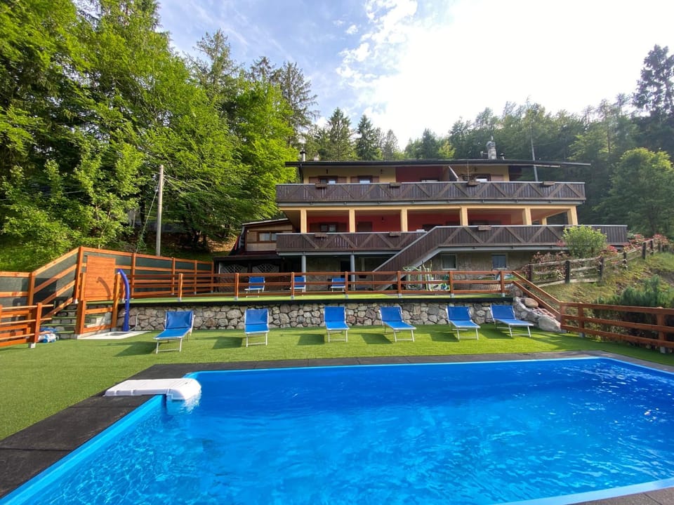Property building, Pool view, Swimming pool