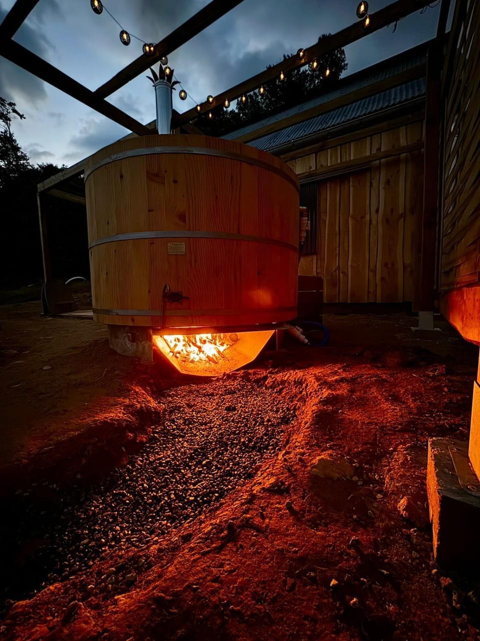 Night, Hot Tub