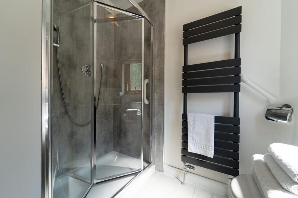 Shower, Toilet, Bathroom, towels