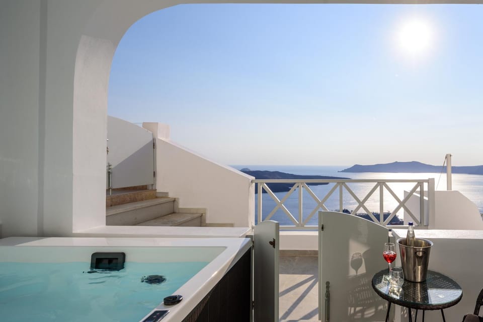 Patio, Day, Balcony/Terrace, Sea view