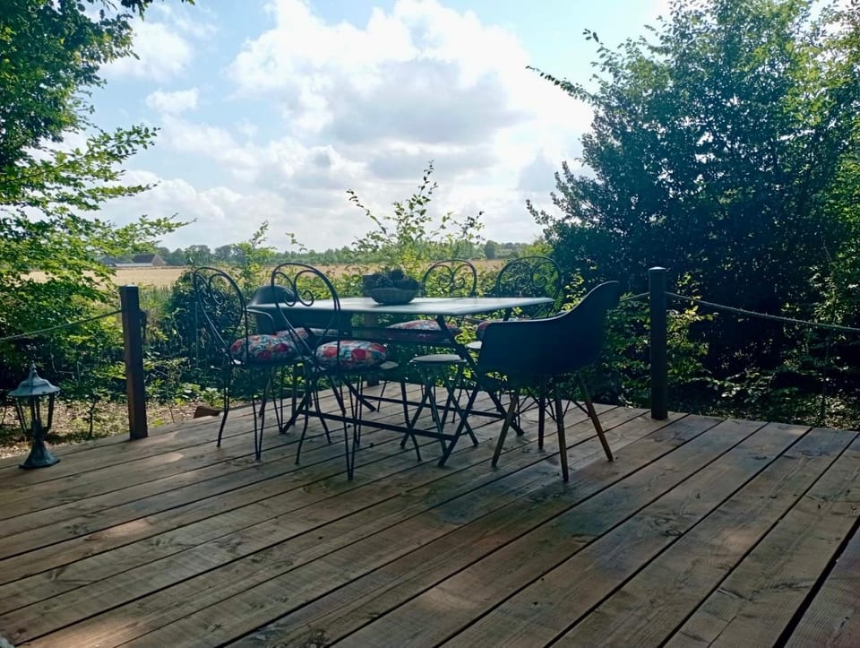 Patio, Garden view