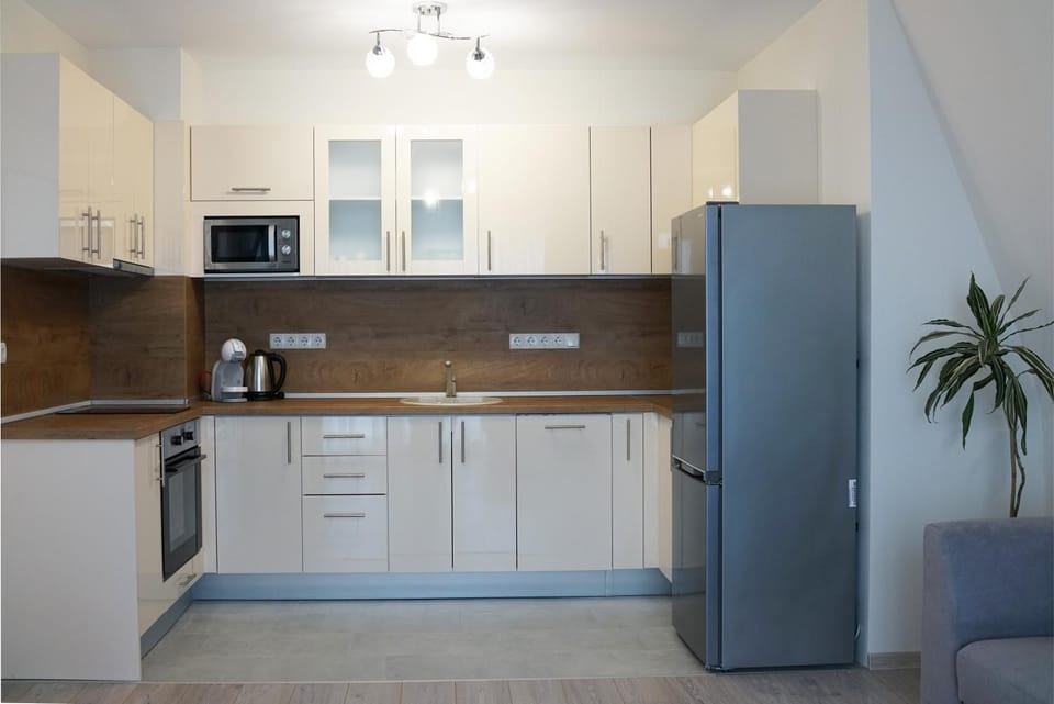 Coffee/tea facilities, Kitchen or kitchenette, dishwasher, oven, stove