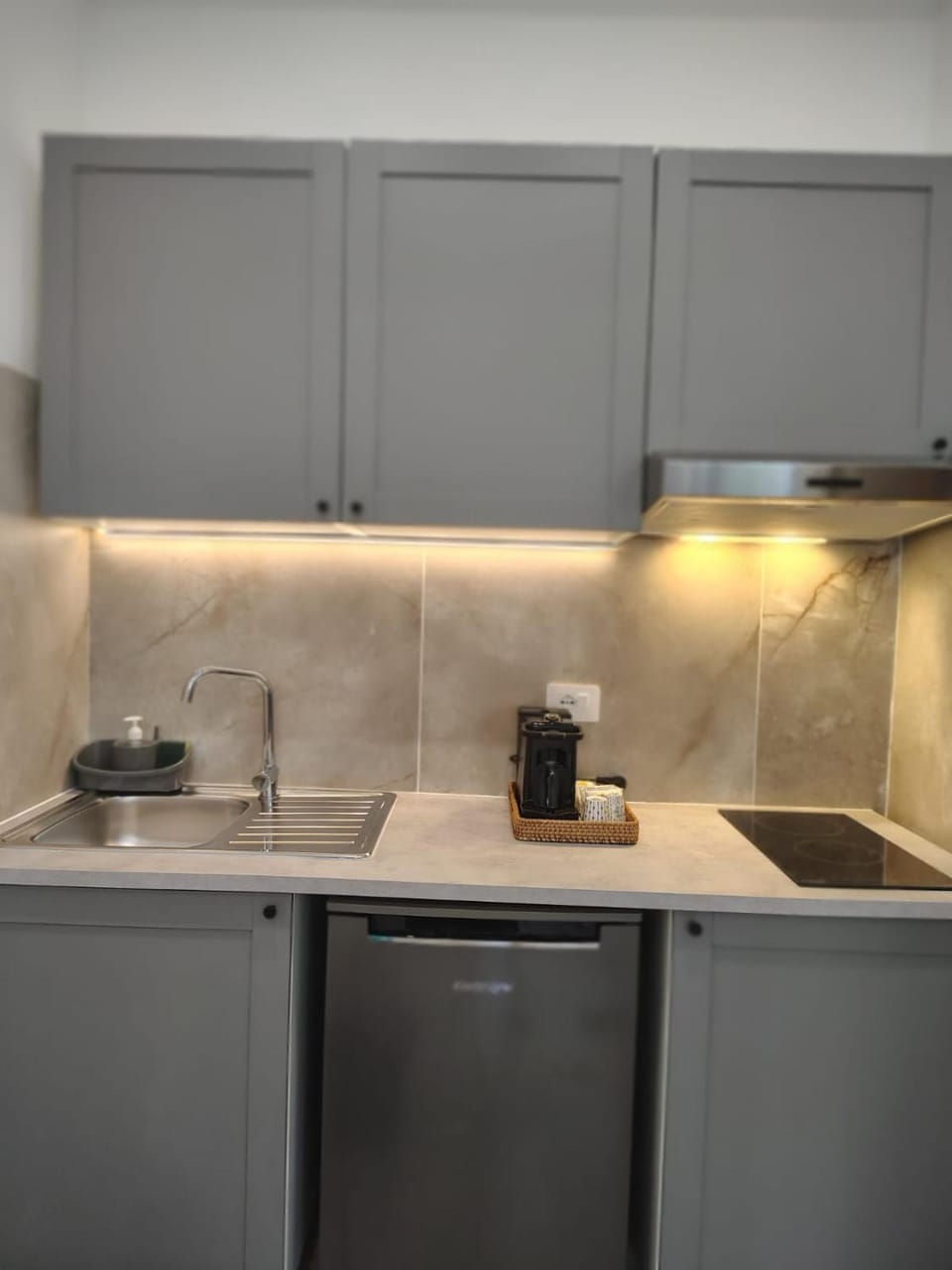 Coffee/tea facilities, Kitchen or kitchenette, minibar, stove