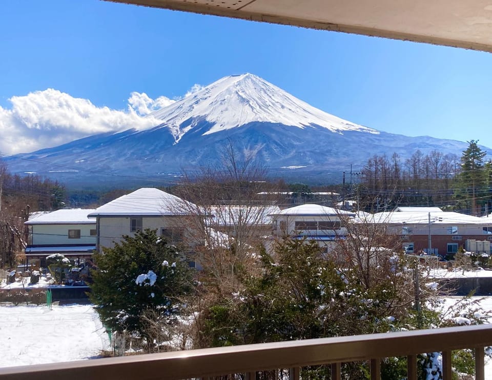 Property building, Winter, Balcony/Terrace, Mountain view