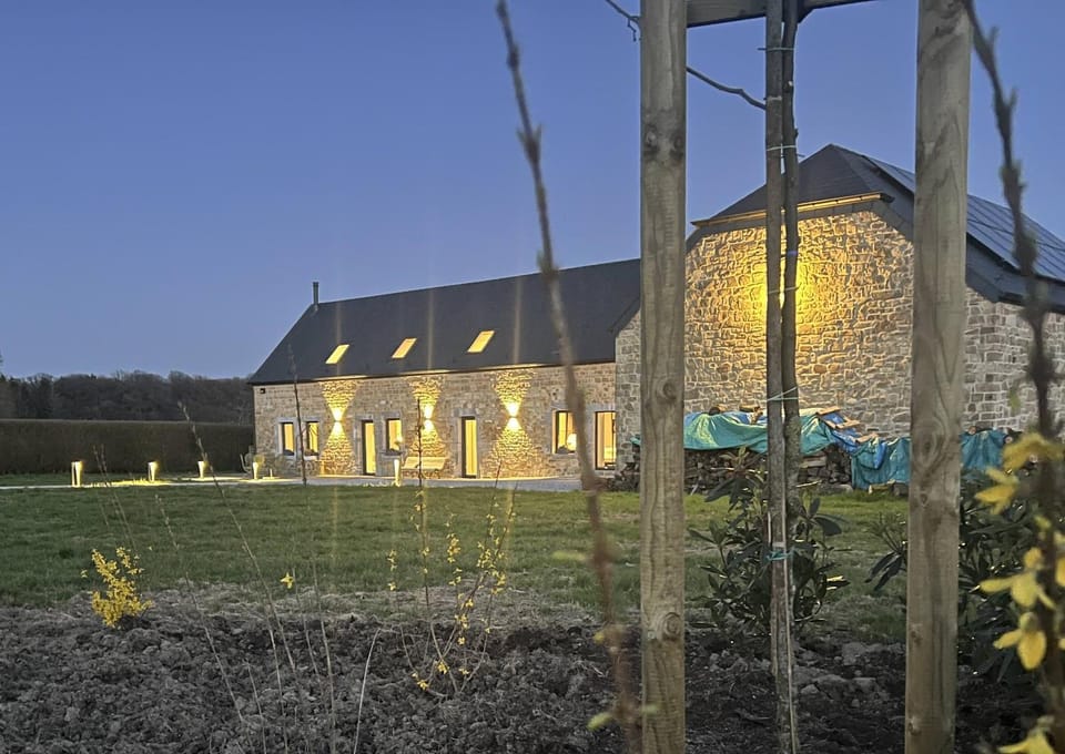 Property building, Garden view