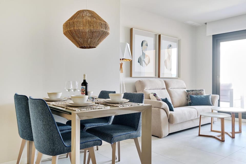Living room, Seating area, Dining area