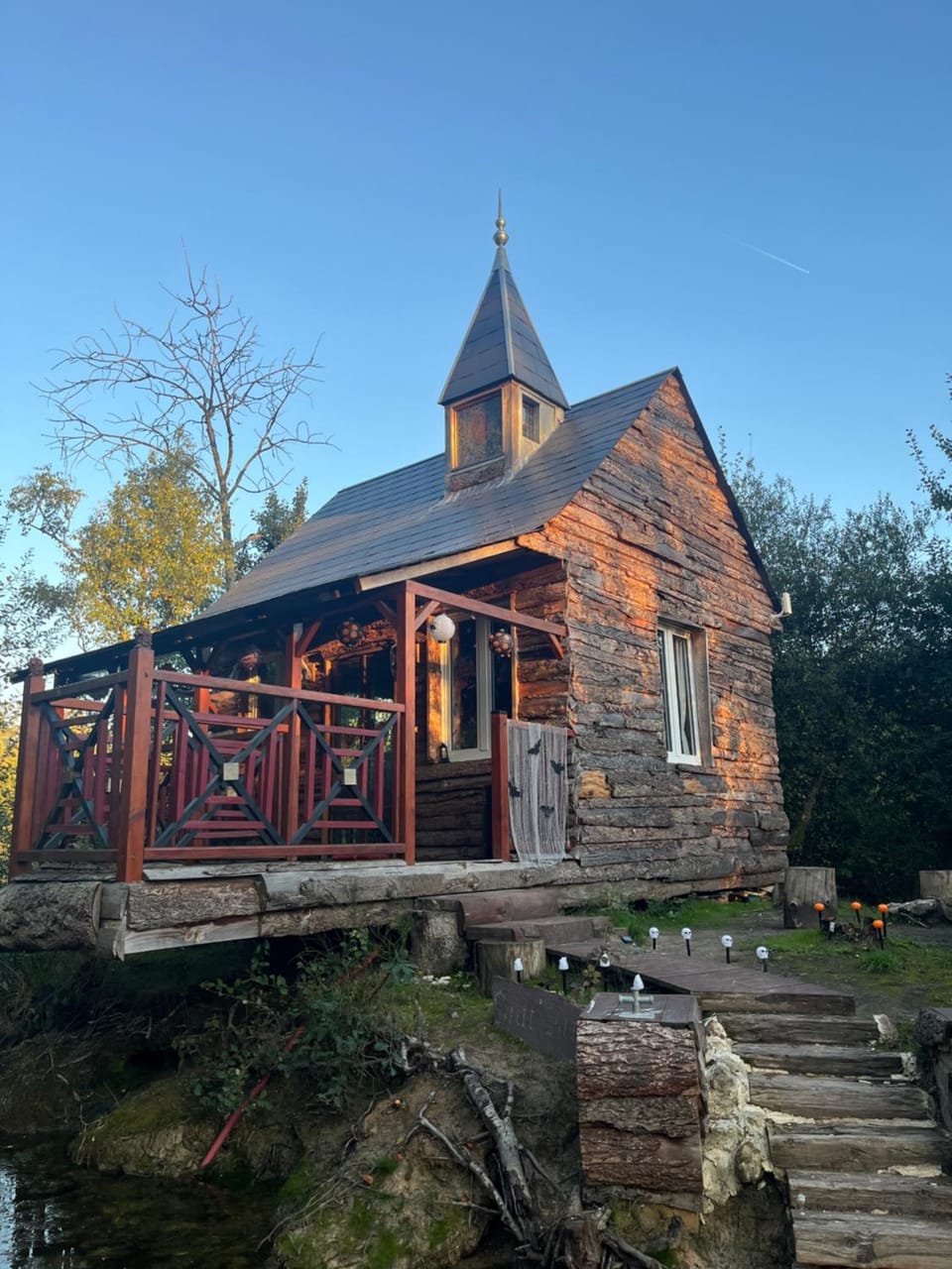 Cabane atypique sur une Île Chalet in Centre-Val de Loire